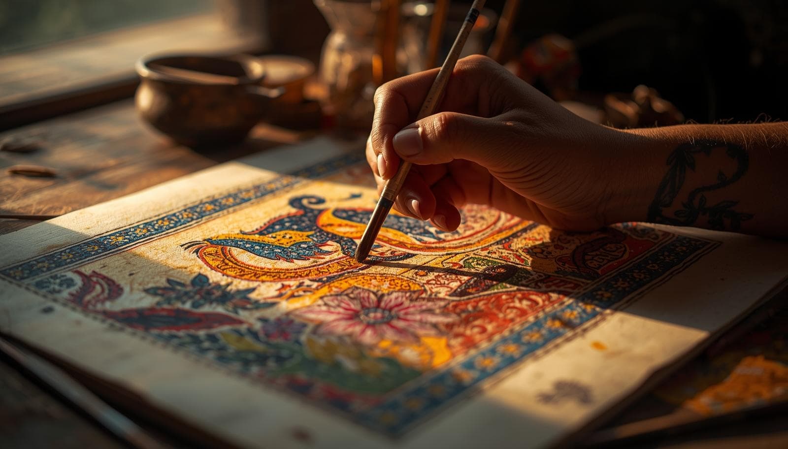 Patachitra storytelling art hero banner