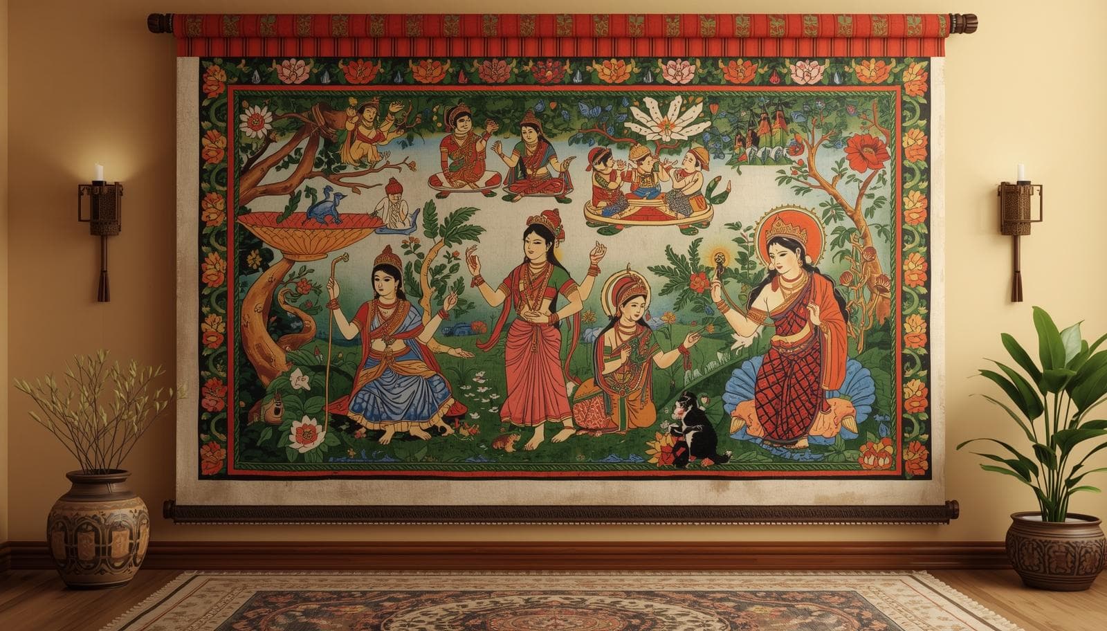 Home decor with Patachitra paintings